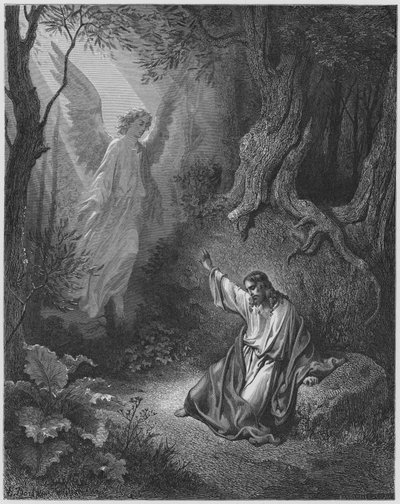 La Biblia de Gustave Doré: Cristo en el jardín de Gustave Dore